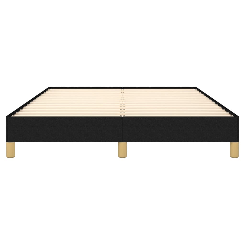 Bedframe zonder matras stof zwart 140x190 cm is nu te koop bij PeponiXL, paradijselijk wonen!