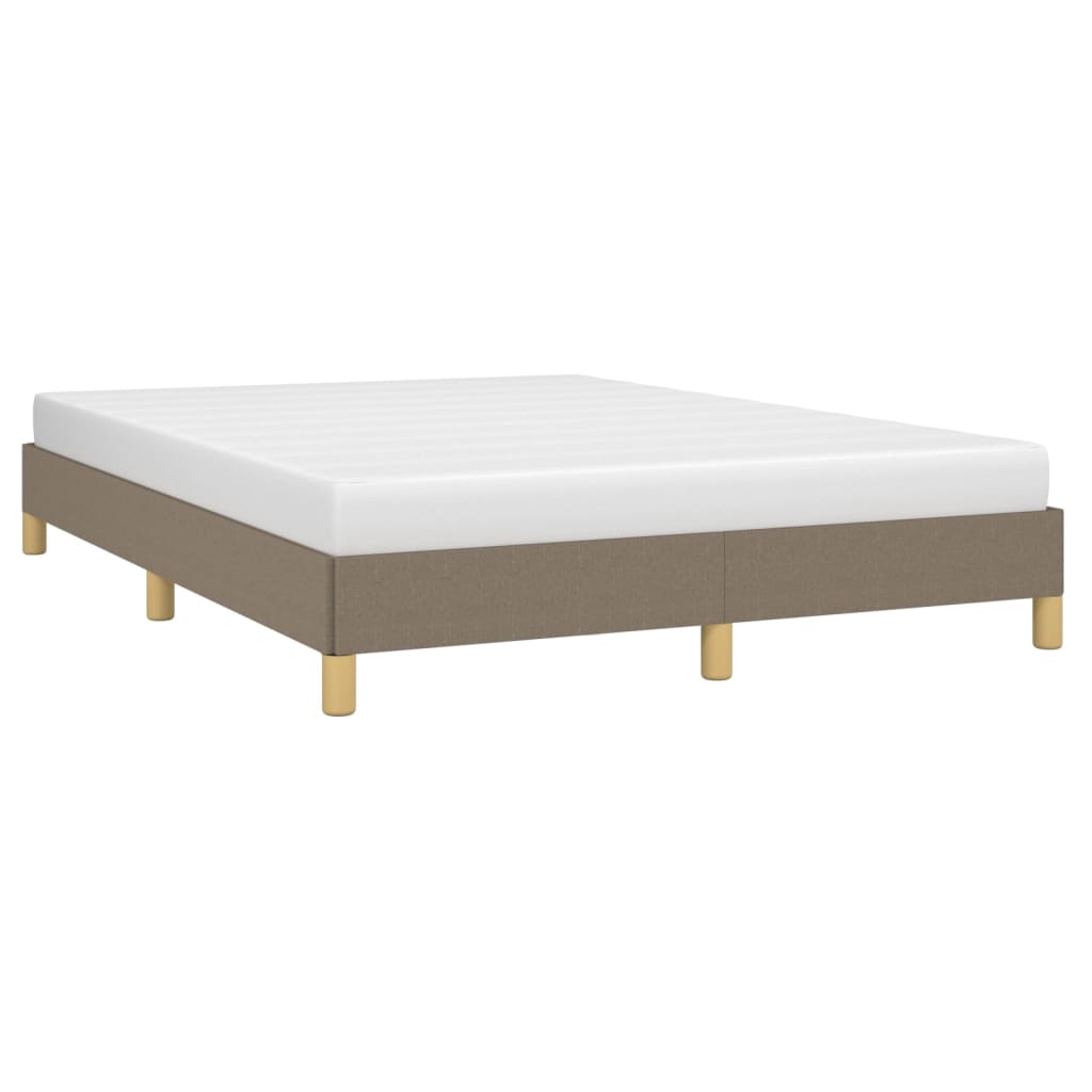 Bedframe zonder matras stof taupe 140x190 cm is nu te koop bij PeponiXL, paradijselijk wonen!
