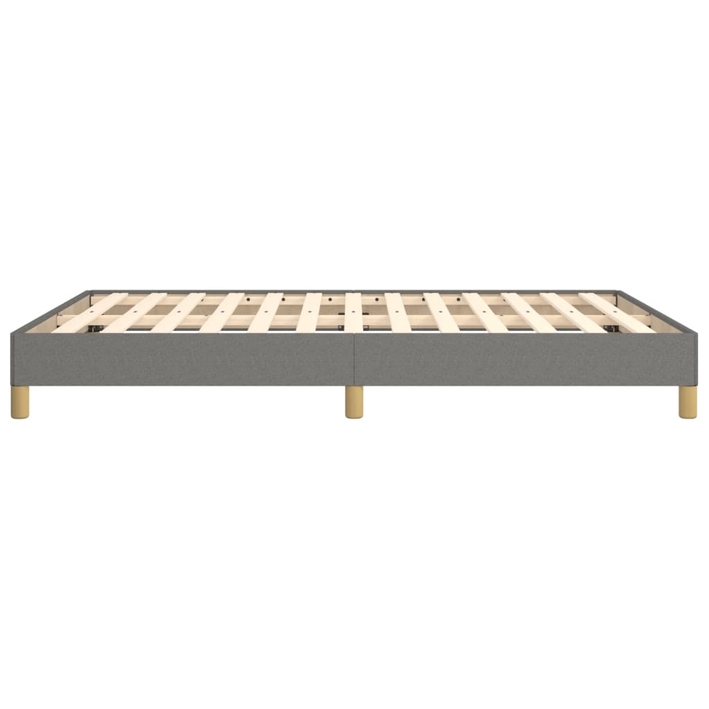 Bedframe zonder matras stof donkergrijs 160x200 cm is nu te koop bij PeponiXL, paradijselijk wonen!