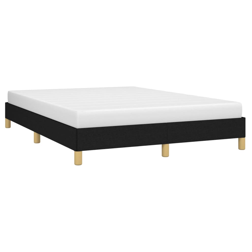 Bedframe zonder matras stof zwart 160x200 cm is nu te koop bij PeponiXL, paradijselijk wonen!