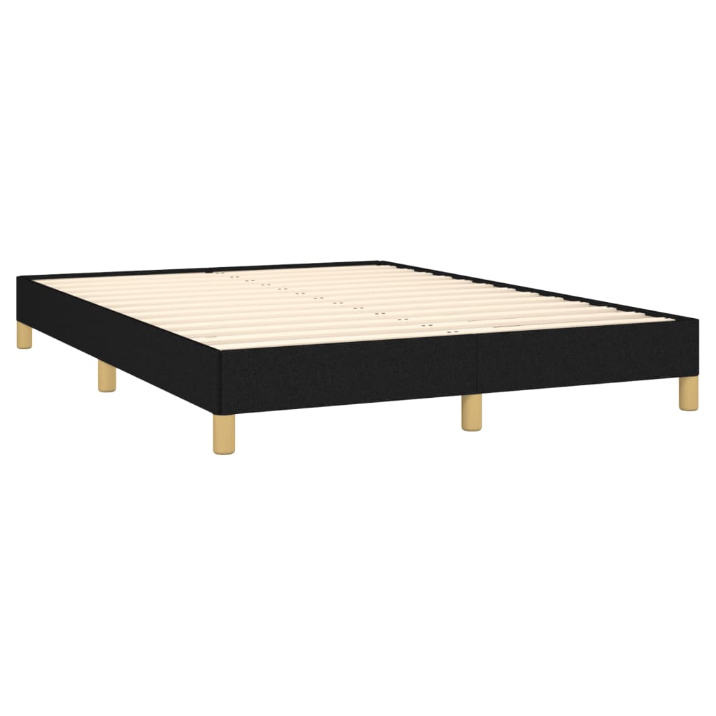 Bedframe zonder matras stof zwart 160x200 cm is nu te koop bij PeponiXL, paradijselijk wonen!