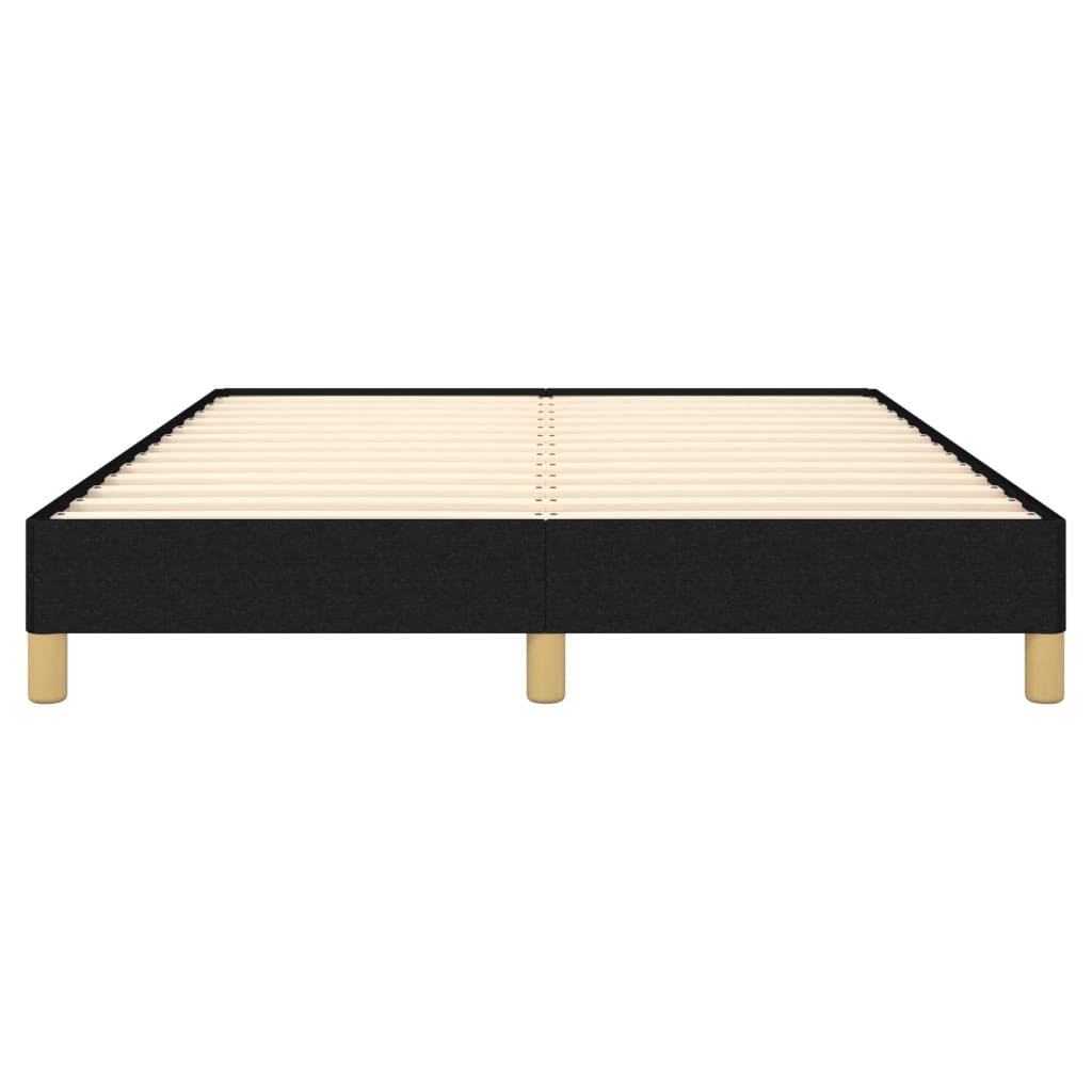 Bedframe zonder matras stof zwart 160x200 cm is nu te koop bij PeponiXL, paradijselijk wonen!