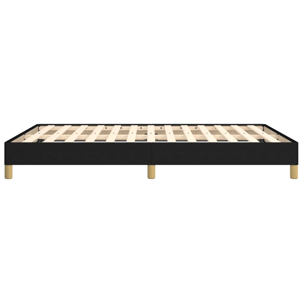 Bedframe zonder matras stof zwart 160x200 cm is nu te koop bij PeponiXL, paradijselijk wonen!