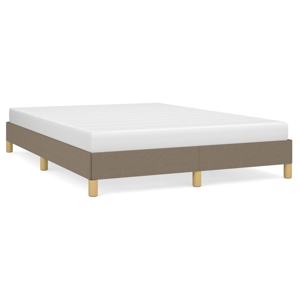 Bedframe zonder matras stof taupe 160x200 cm is nu te koop bij PeponiXL, paradijselijk wonen!