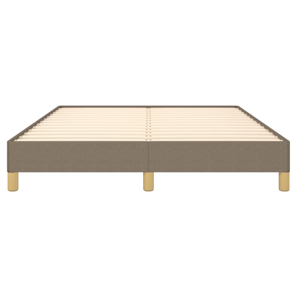 Bedframe zonder matras stof taupe 160x200 cm is nu te koop bij PeponiXL, paradijselijk wonen!