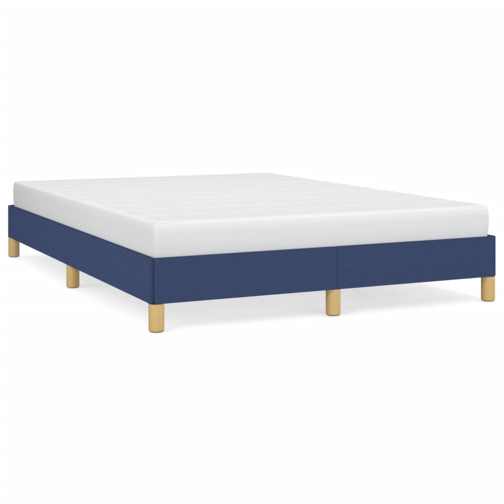 Bedframe zonder matras stof blauw 160x200 cm is nu te koop bij PeponiXL, paradijselijk wonen!