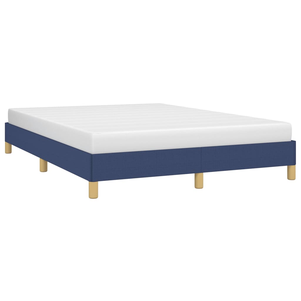 Bedframe zonder matras stof blauw 160x200 cm is nu te koop bij PeponiXL, paradijselijk wonen!