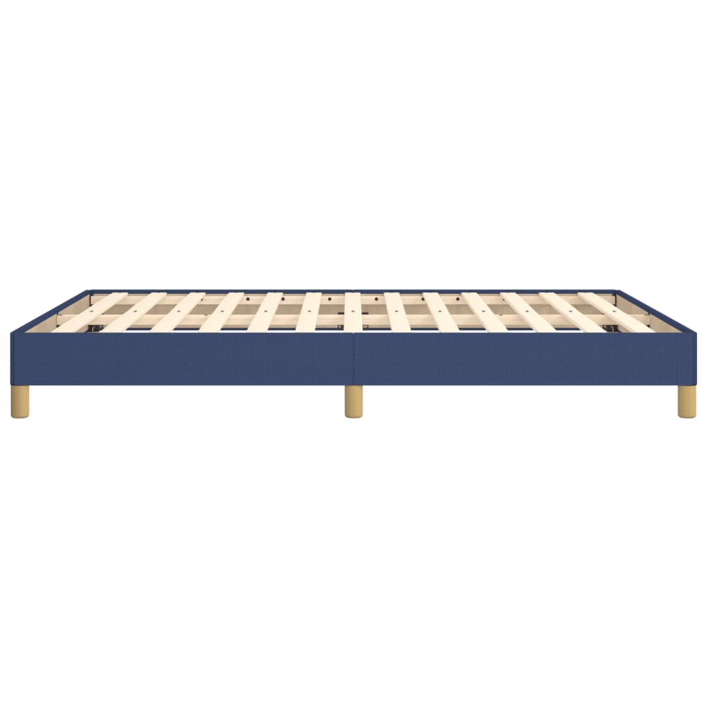 Bedframe zonder matras stof blauw 160x200 cm is nu te koop bij PeponiXL, paradijselijk wonen!