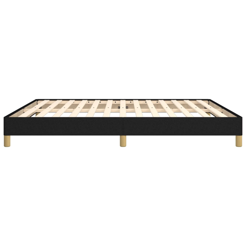 Bedframe zonder matras stof zwart 180x200 cm is nu te koop bij PeponiXL, paradijselijk wonen!