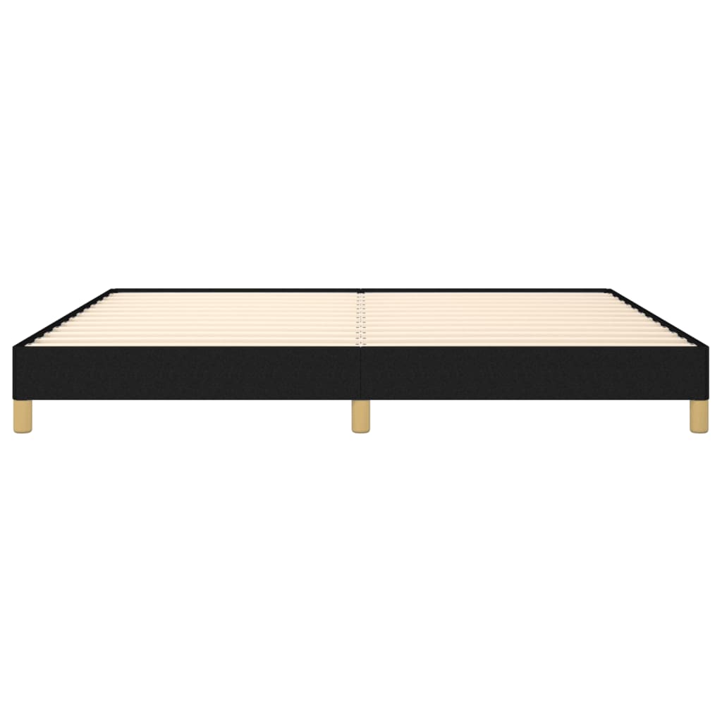 Bedframe zonder matras stof zwart 200x200 cm is nu te koop bij PeponiXL, paradijselijk wonen!