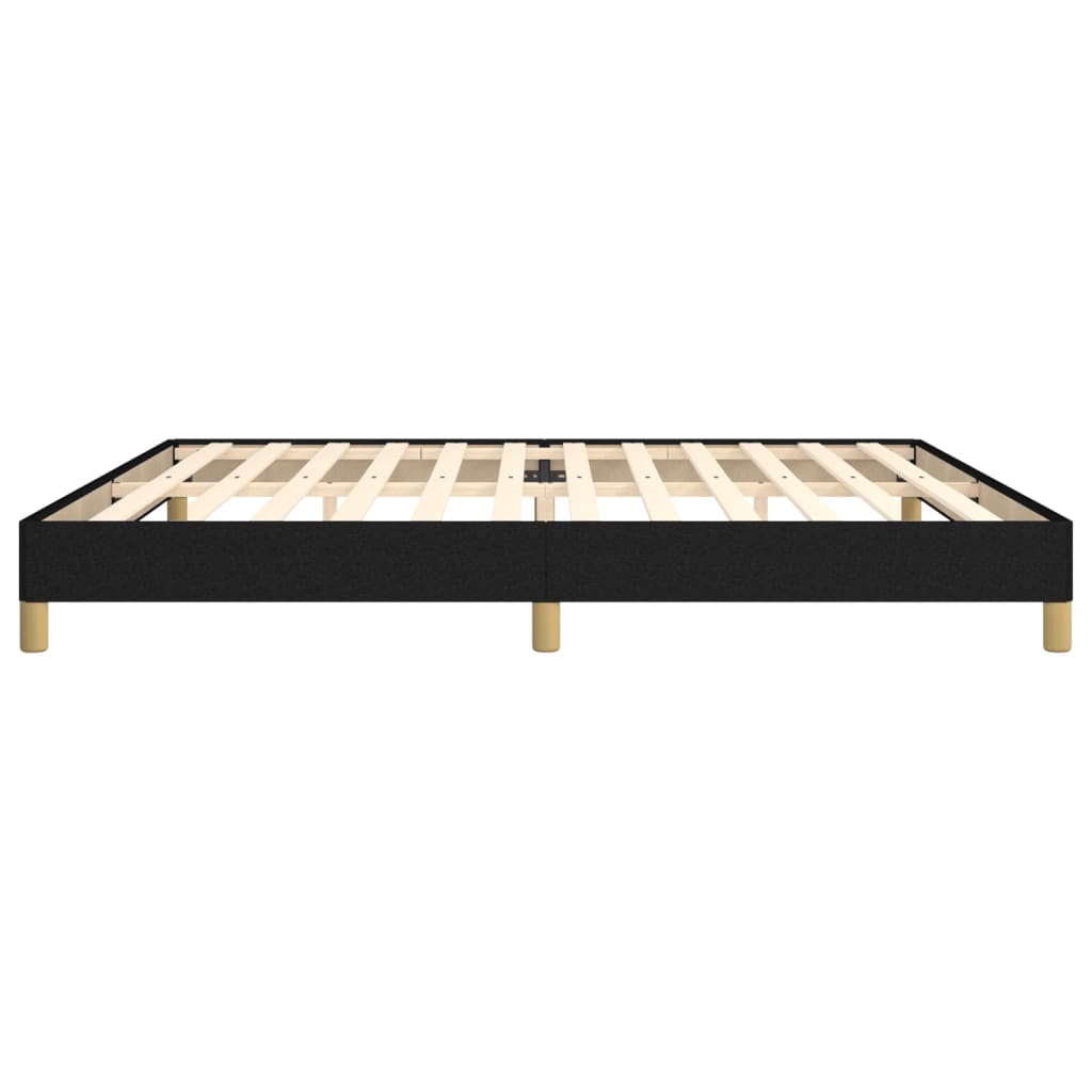 Bedframe zonder matras stof zwart 200x200 cm is nu te koop bij PeponiXL, paradijselijk wonen!