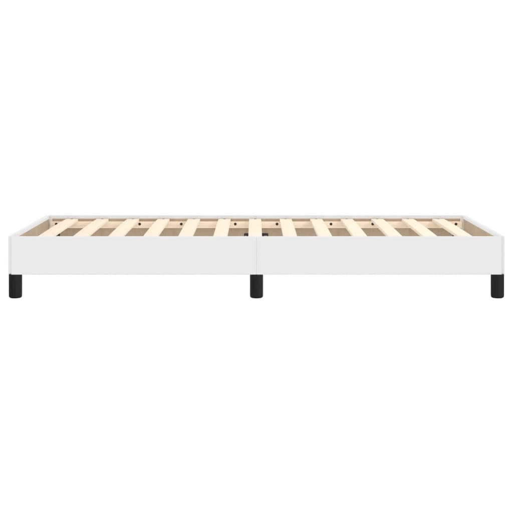Bedframe kunstleer wit 80x200 cm is nu te koop bij PeponiXL, paradijselijk wonen!