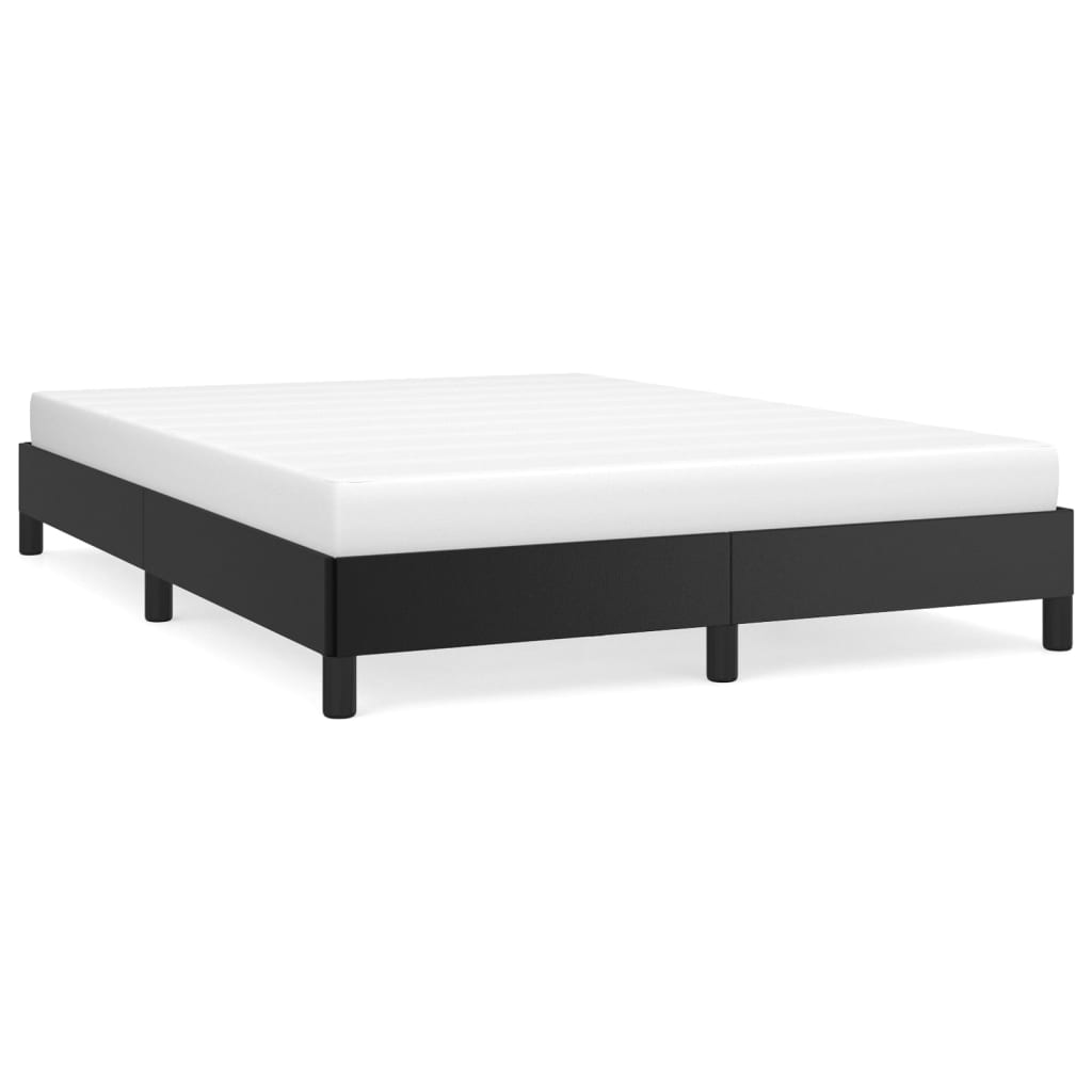 Bedframe kunstleer zwart 140x190 cm is nu te koop bij PeponiXL, paradijselijk wonen!