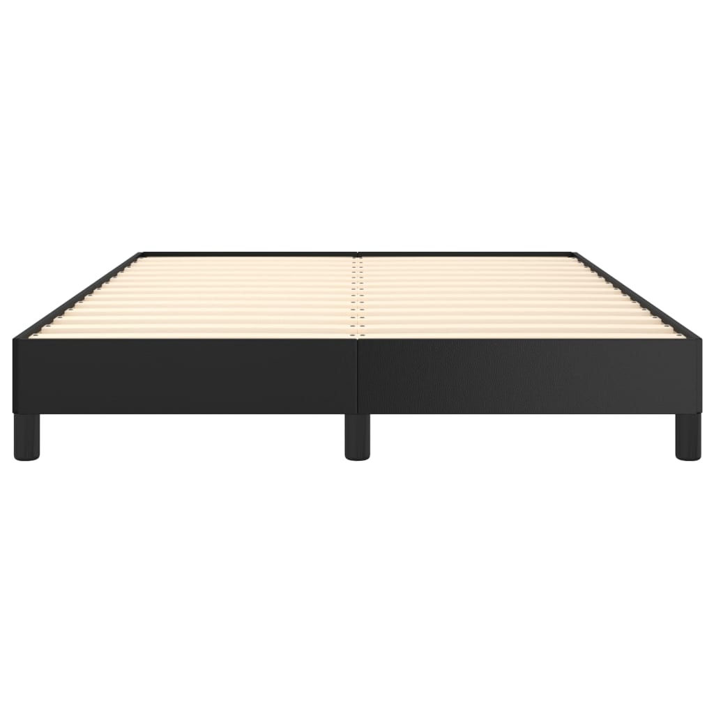 Bedframe kunstleer zwart 140x190 cm is nu te koop bij PeponiXL, paradijselijk wonen!