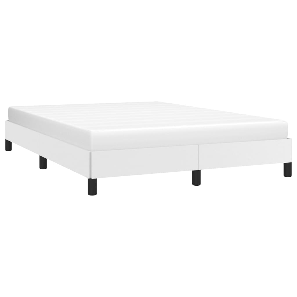 Bedframe kunstleer wit 140x190 cm is nu te koop bij PeponiXL, paradijselijk wonen!