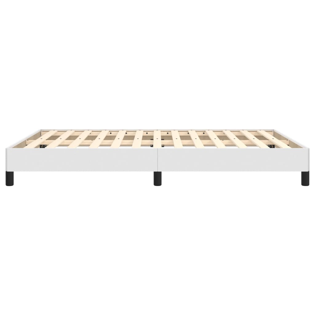 Bedframe kunstleer wit 140x190 cm is nu te koop bij PeponiXL, paradijselijk wonen!