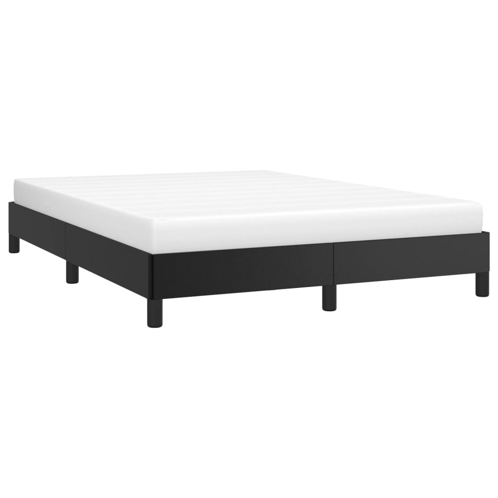 Bedframe kunstleer zwart 140x200 cm is nu te koop bij PeponiXL, paradijselijk wonen!
