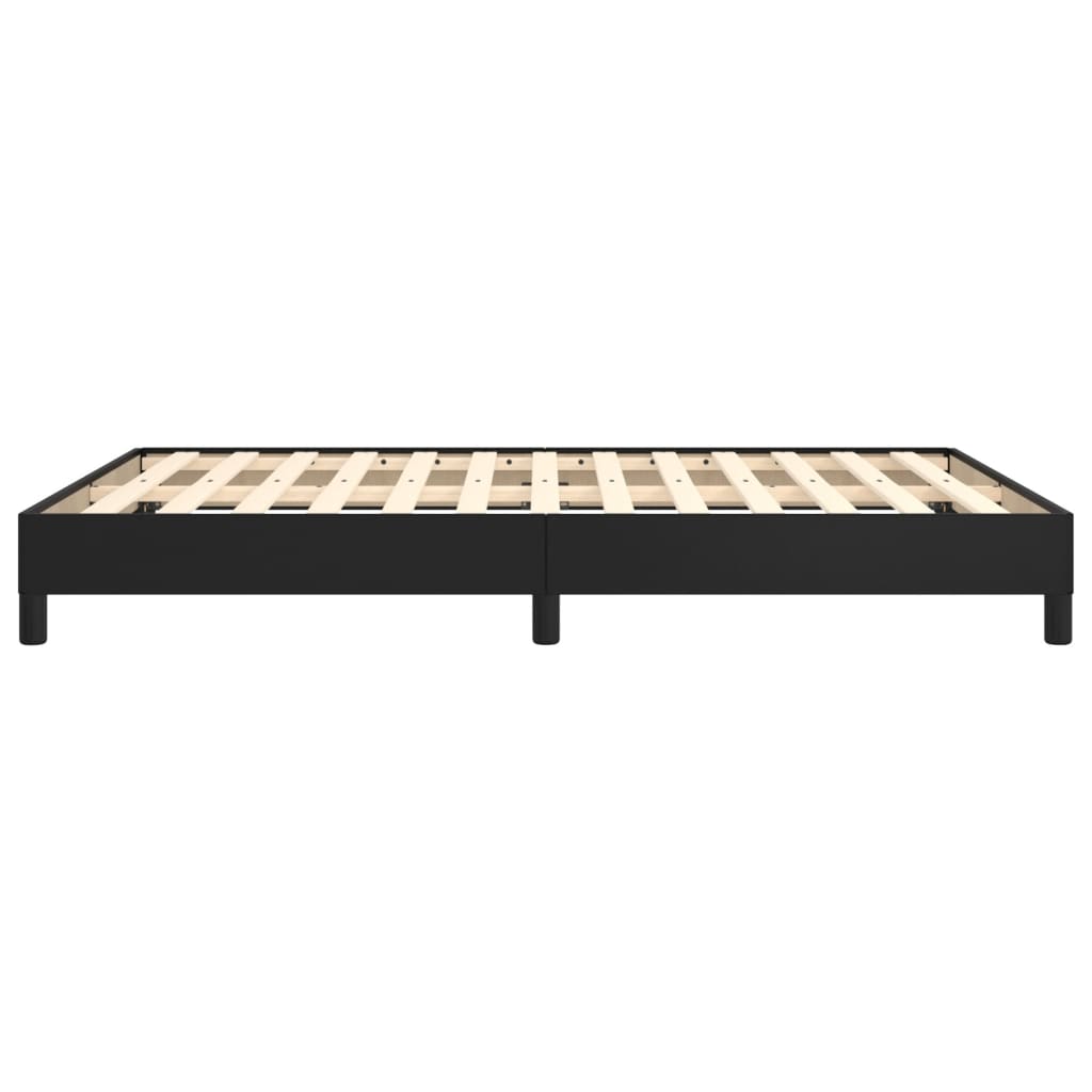 Bedframe kunstleer zwart 140x200 cm is nu te koop bij PeponiXL, paradijselijk wonen!