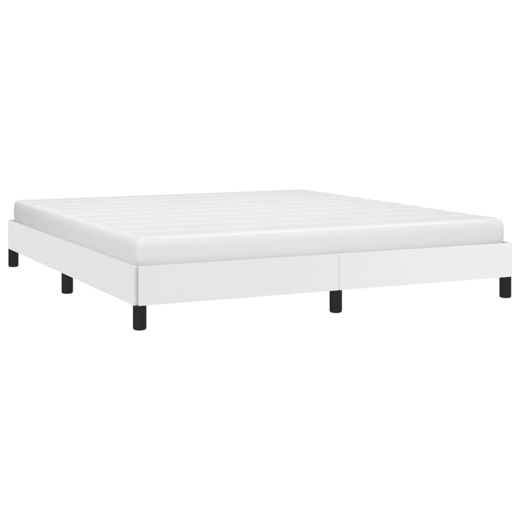 Bedframe kunstleer wit 160x200 cm is nu te koop bij PeponiXL, paradijselijk wonen!