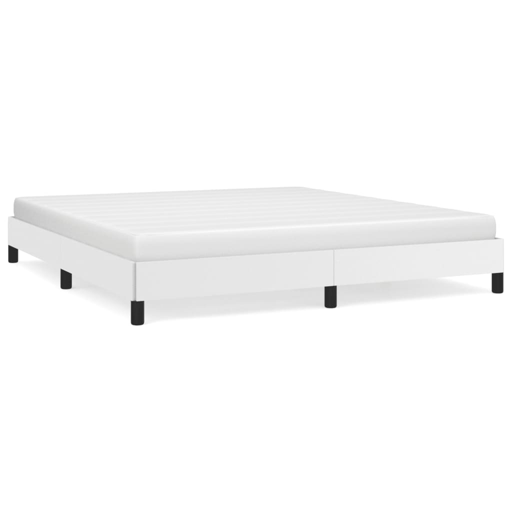 Bedframe kunstleer wit 180x200 cm is nu te koop bij PeponiXL, paradijselijk wonen!