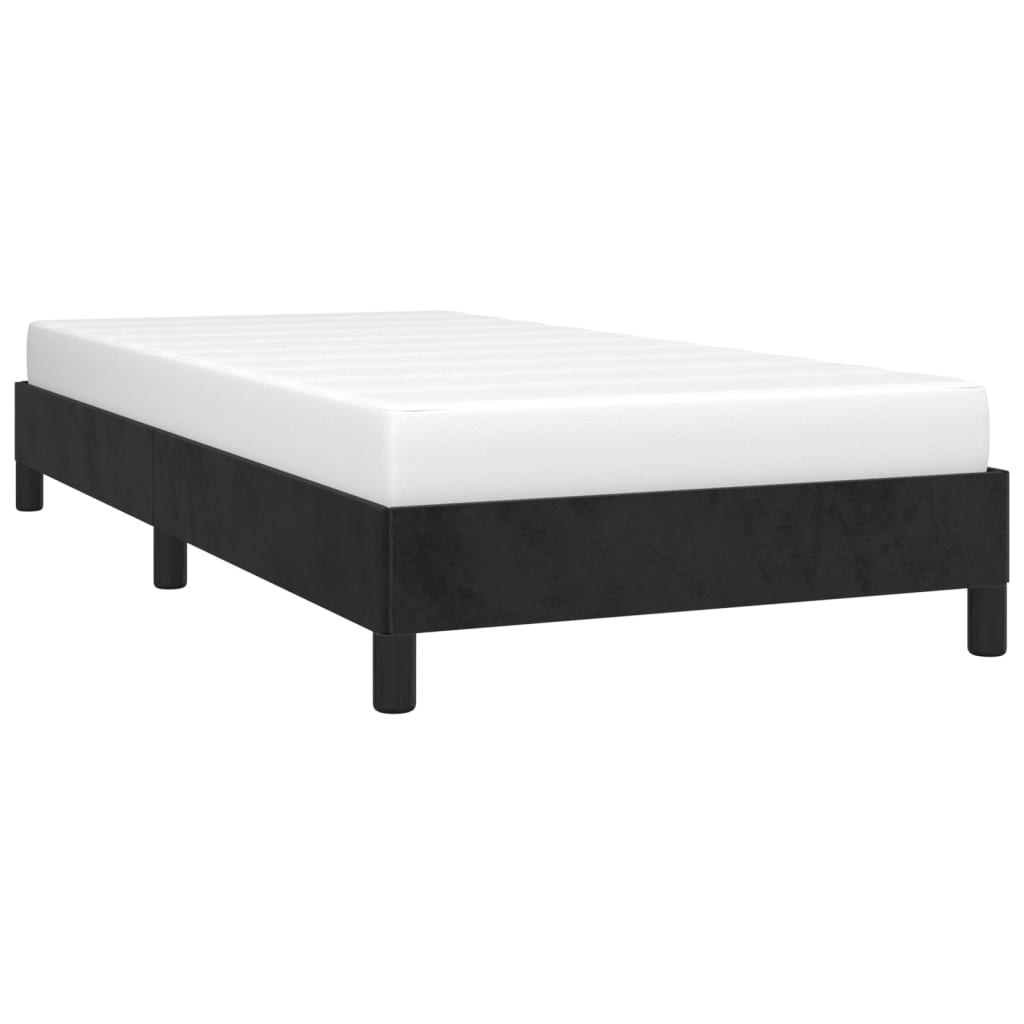 Bedframe fluweel zwart 90x190 cm is nu te koop bij PeponiXL, paradijselijk wonen!