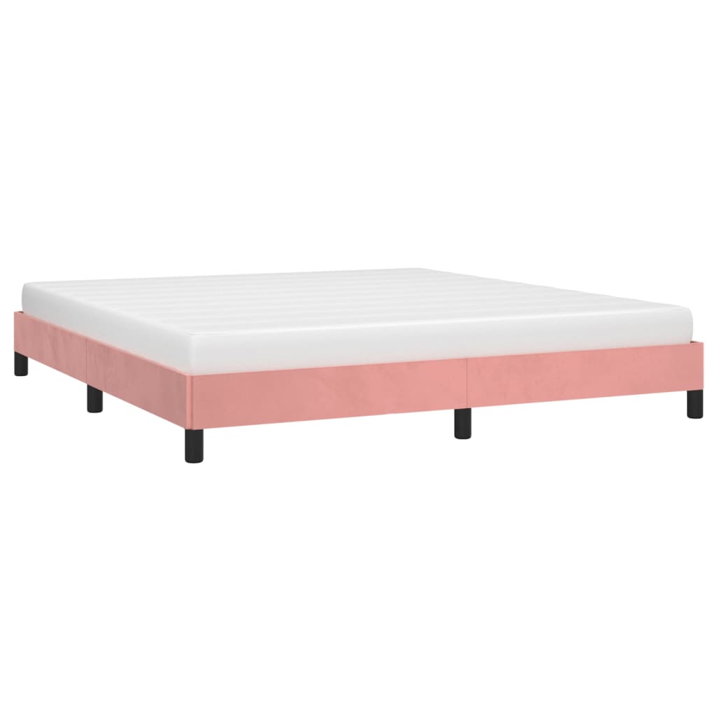 Bedframe fluweel roze 180x200 cm is nu te koop bij PeponiXL, paradijselijk wonen!