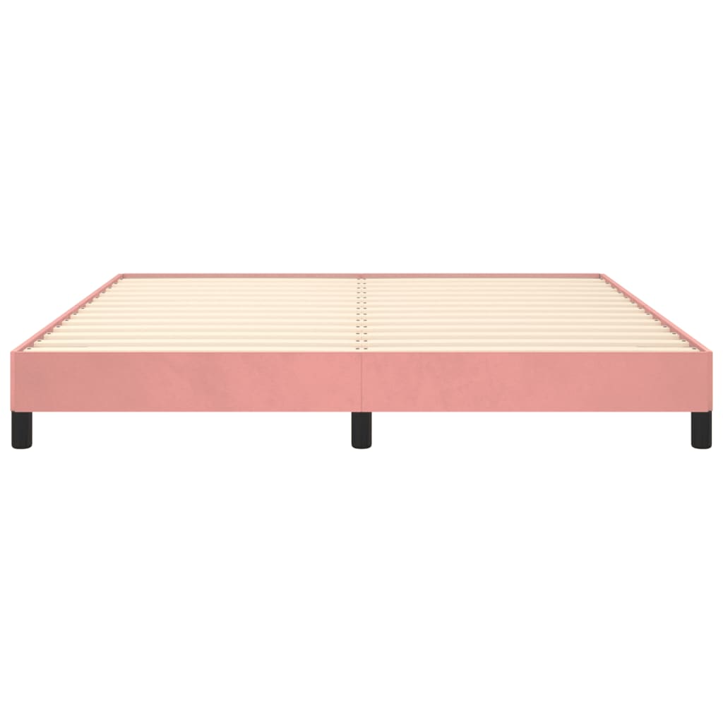 Bedframe fluweel roze 180x200 cm is nu te koop bij PeponiXL, paradijselijk wonen!