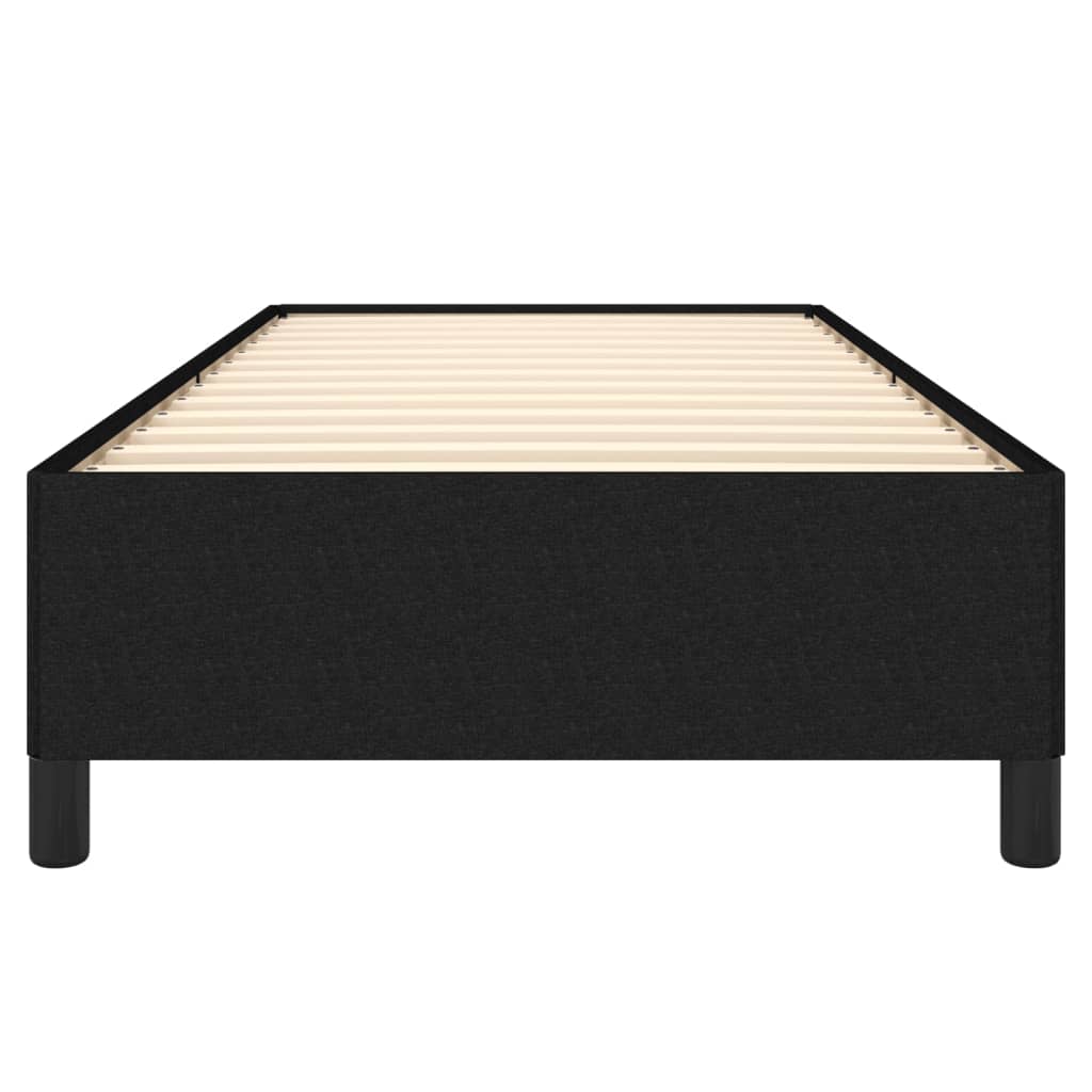 Bedframe zonder matras 80x200 cm stof zwart is nu te koop bij PeponiXL, paradijselijk wonen!