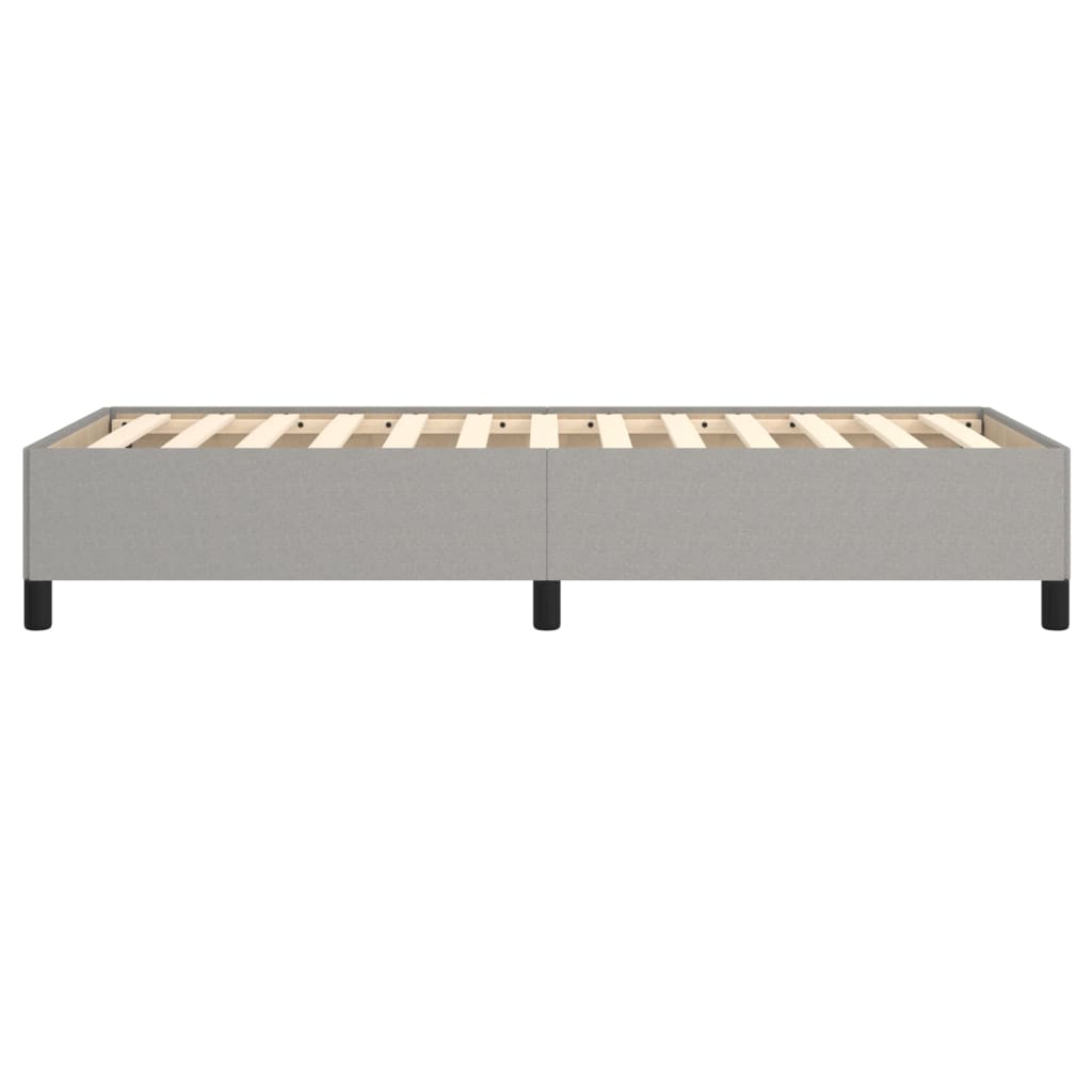 Bedframe zonder matras 90x190 cm stof lichtgrijs is nu te koop bij PeponiXL, paradijselijk wonen!