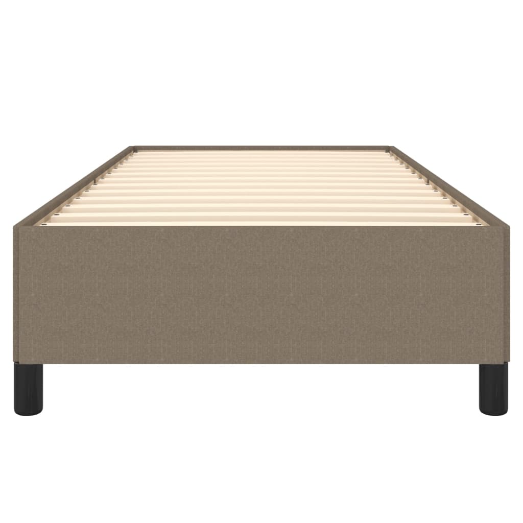 Bedframe zonder matras 90x200 cm stof taupe is nu te koop bij PeponiXL, paradijselijk wonen!