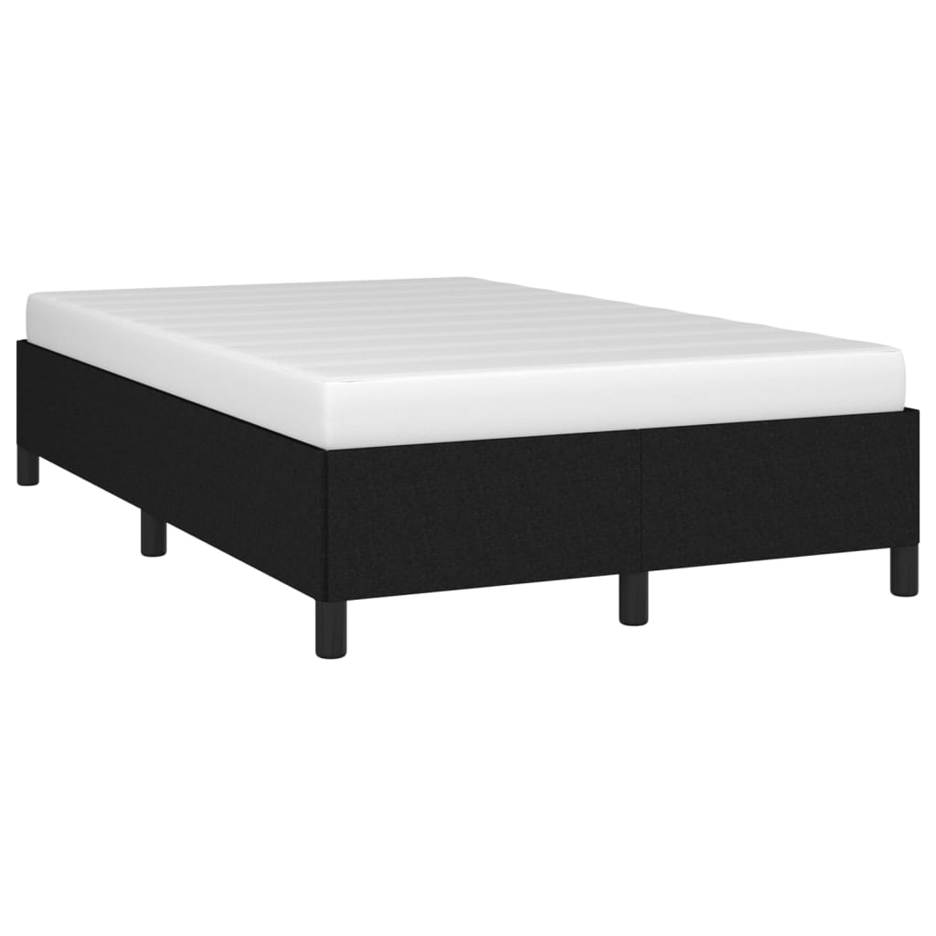 Bedframe zonder matras 120x200 cm stof zwart is nu te koop bij PeponiXL, paradijselijk wonen!