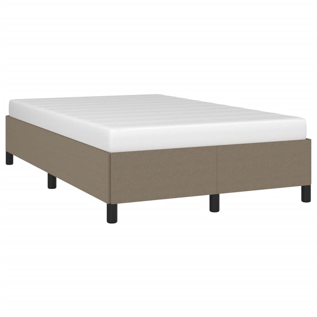 Bedframe zonder matras 120x200 cm stof taupe is nu te koop bij PeponiXL, paradijselijk wonen!