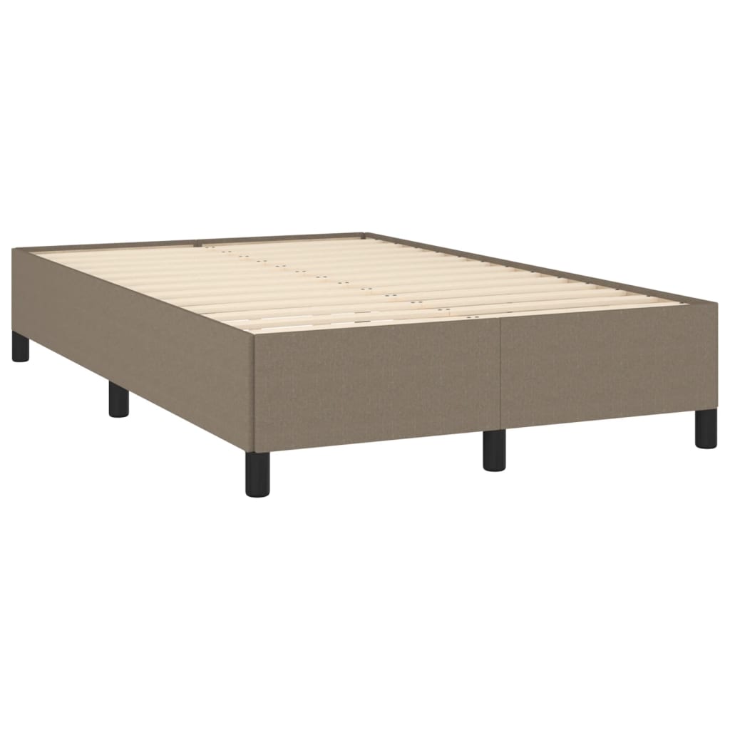 Bedframe zonder matras 120x200 cm stof taupe is nu te koop bij PeponiXL, paradijselijk wonen!