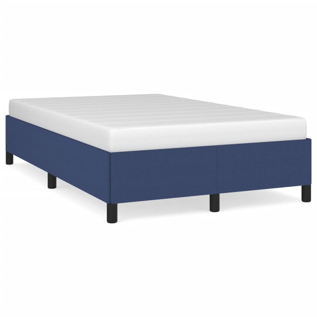 Bedframe zonder matras 120x200 cm stof blauw is nu te koop bij PeponiXL, paradijselijk wonen!
