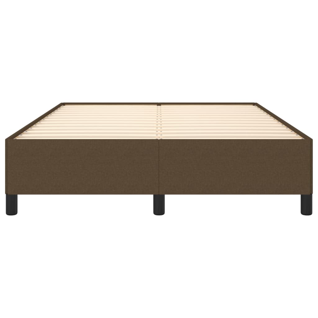 Bedframe zonder matras stof donkerbruin 140x190 cm is nu te koop bij PeponiXL, paradijselijk wonen!