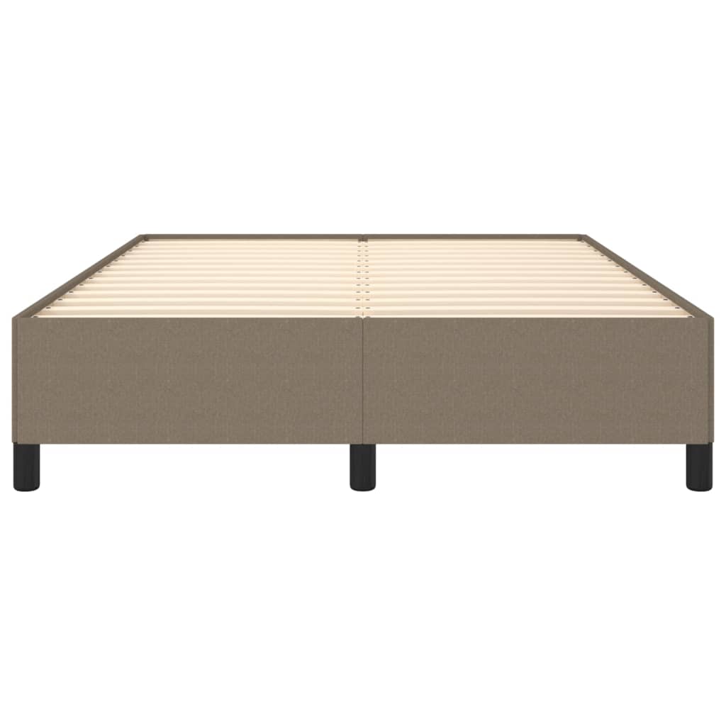 Bedframe zonder matras stof taupe 140x190 cm is nu te koop bij PeponiXL, paradijselijk wonen!