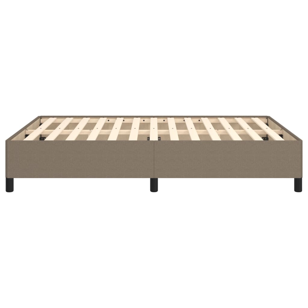 Bedframe zonder matras stof taupe 140x190 cm is nu te koop bij PeponiXL, paradijselijk wonen!