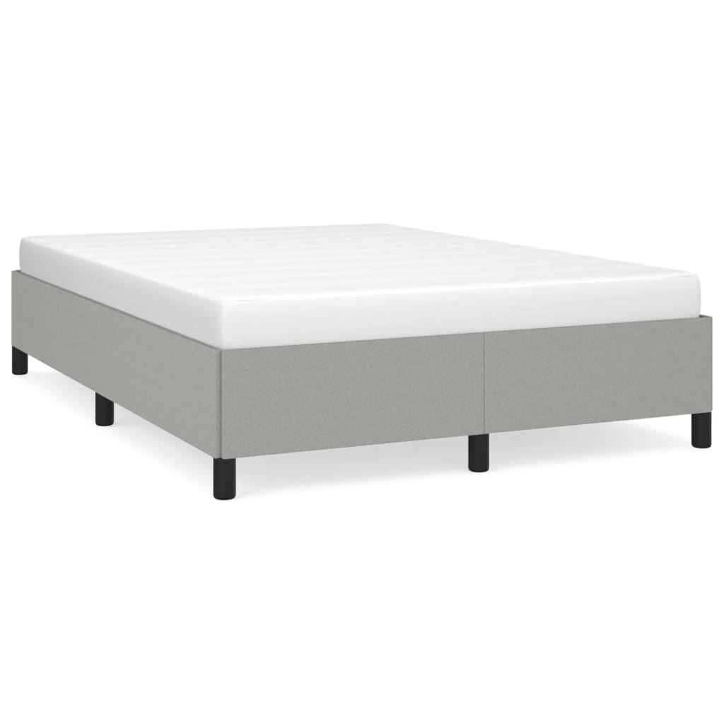 Bedframe zonder matras stof lichtgrijs 140x200 cm is nu te koop bij PeponiXL, paradijselijk wonen!