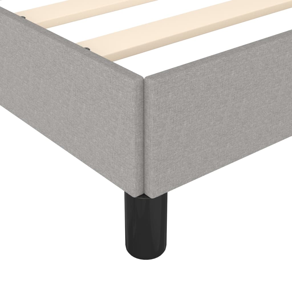 Bedframe zonder matras stof lichtgrijs 140x200 cm is nu te koop bij PeponiXL, paradijselijk wonen!