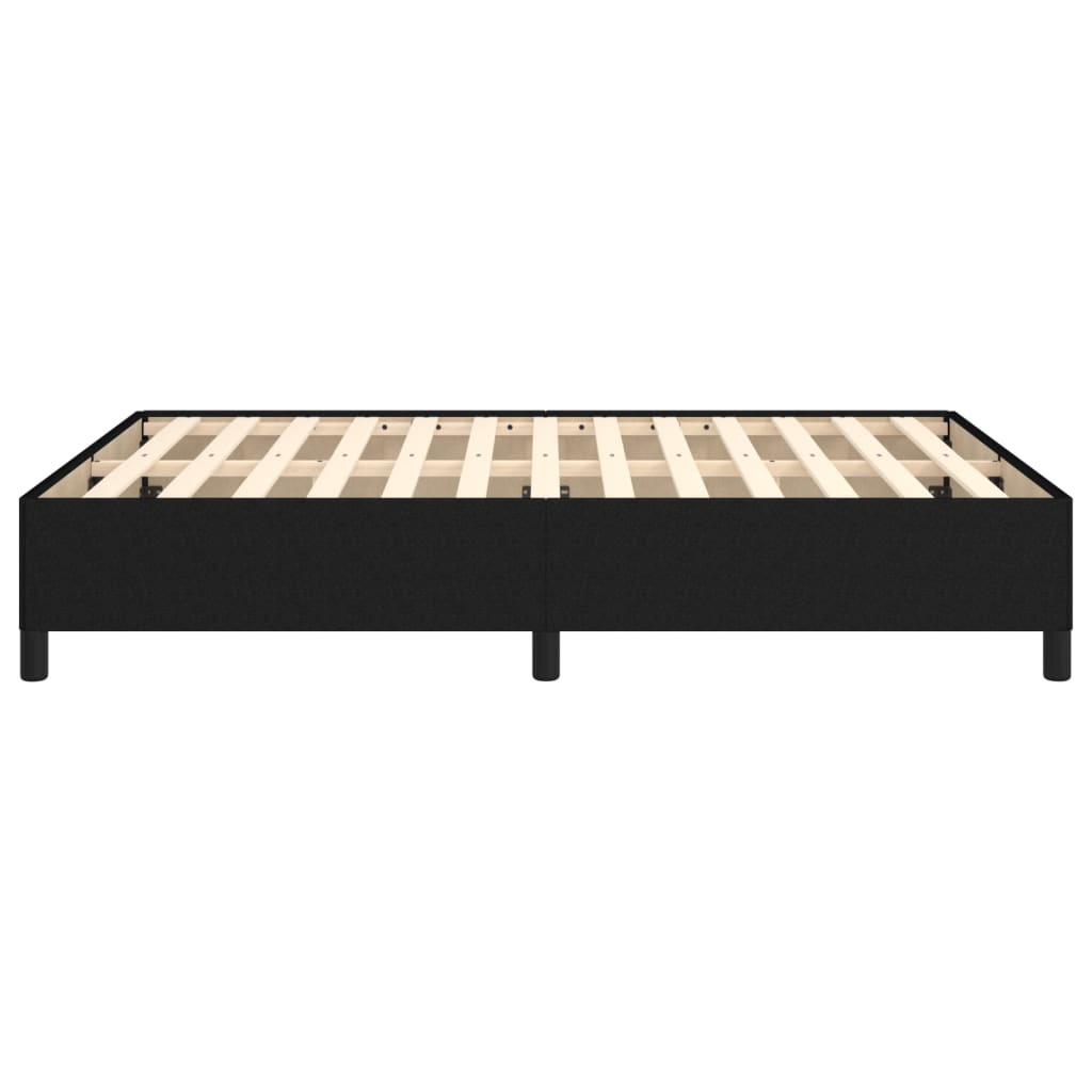 Bedframe zonder matras stof zwart 140x200 cm is nu te koop bij PeponiXL, paradijselijk wonen!