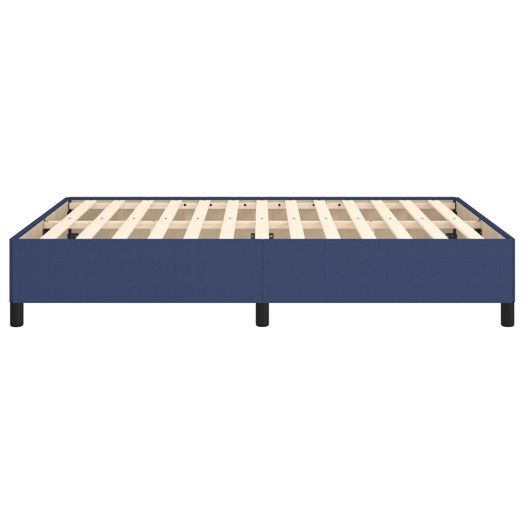 Bedframe zonder matras stof blauw 140x200 cm is nu te koop bij PeponiXL, paradijselijk wonen!