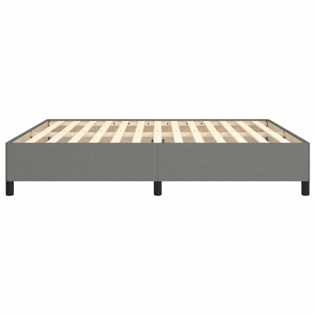Bedframe zonder matras stof donkergrijs 180x200 cm is nu te koop bij PeponiXL, paradijselijk wonen!