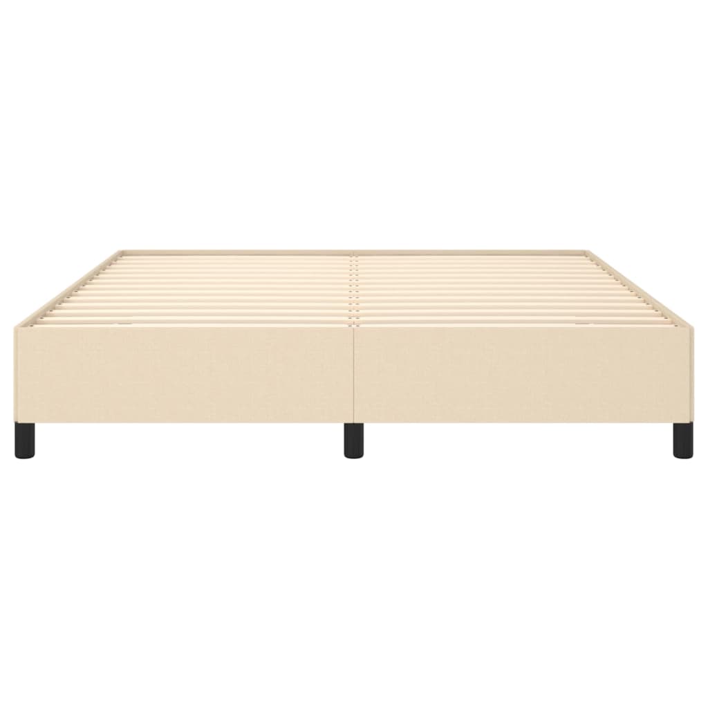 Bedframe zonder matras stof crèmekleurig 180x200 cm is nu te koop bij PeponiXL, paradijselijk wonen!