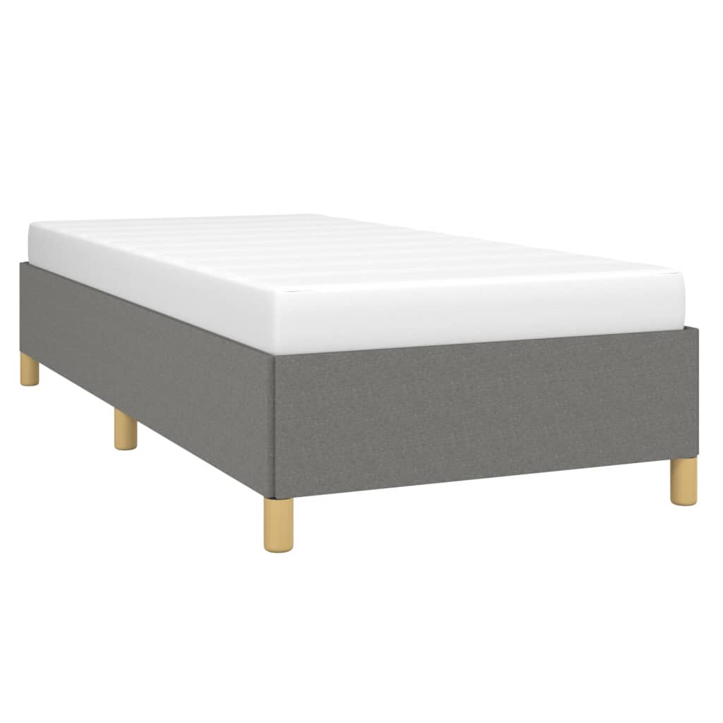 Bedframe zonder matras 80x200 cm stof donkergrijs is nu te koop bij PeponiXL, paradijselijk wonen!