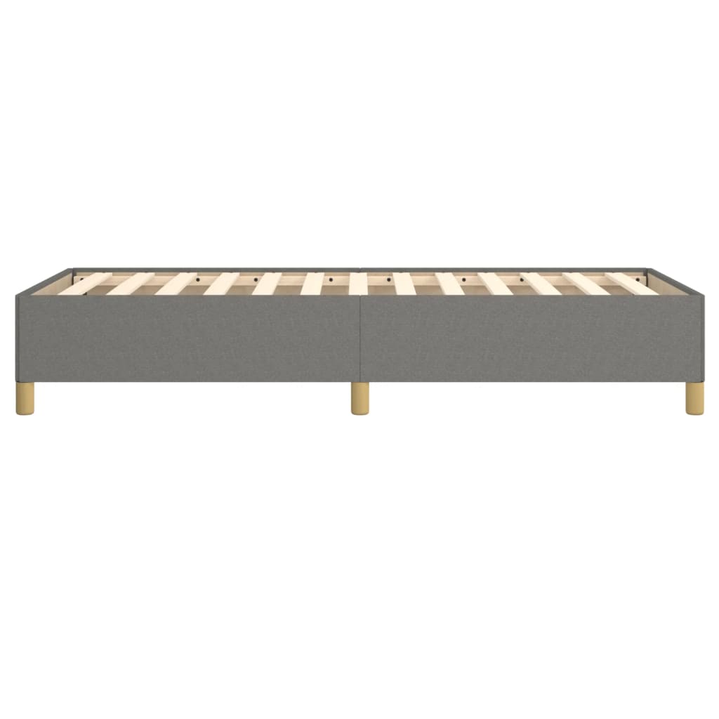 Bedframe zonder matras 80x200 cm stof donkergrijs is nu te koop bij PeponiXL, paradijselijk wonen!