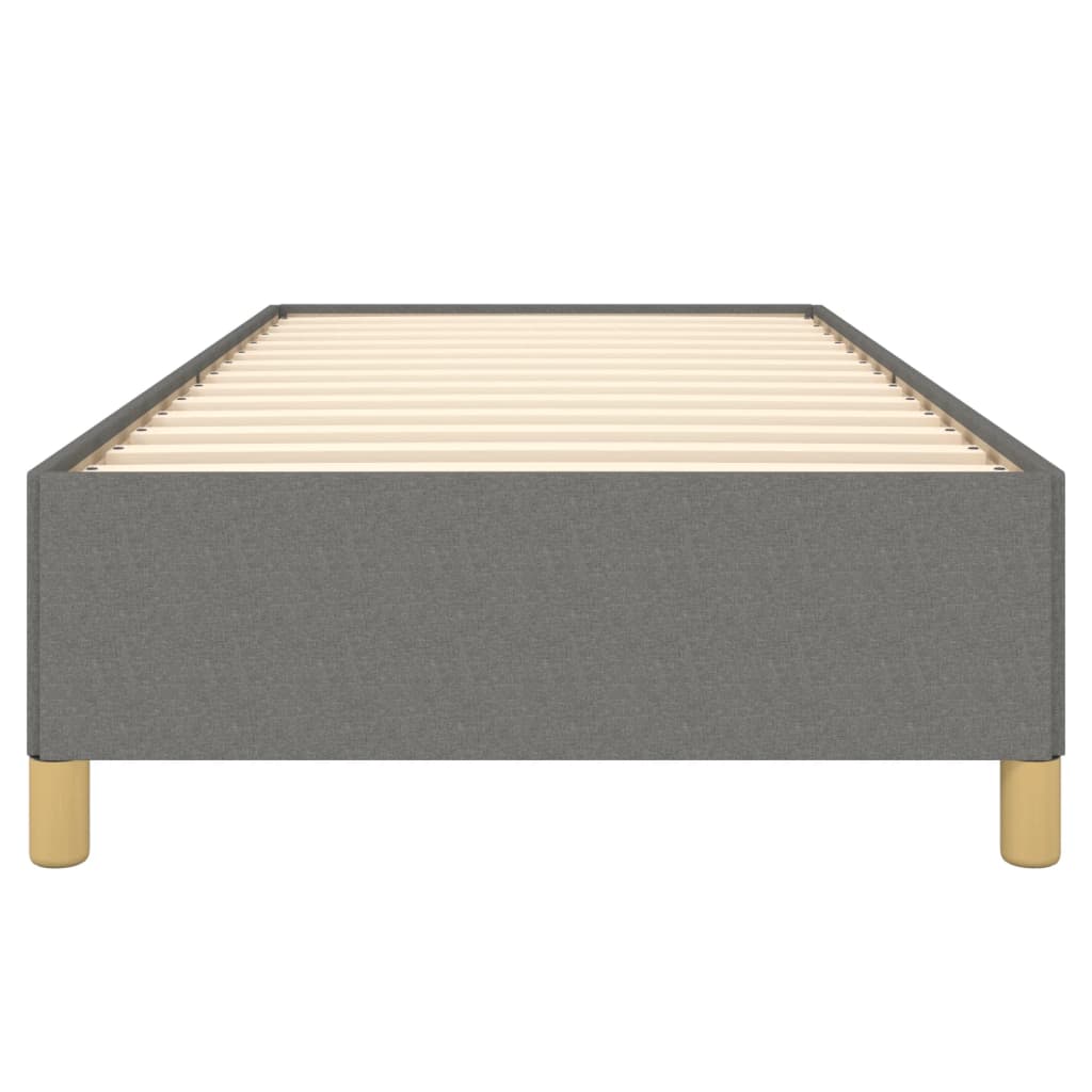 Bedframe zonder matras 90x190 cm stof donkergrijs is nu te koop bij PeponiXL, paradijselijk wonen!