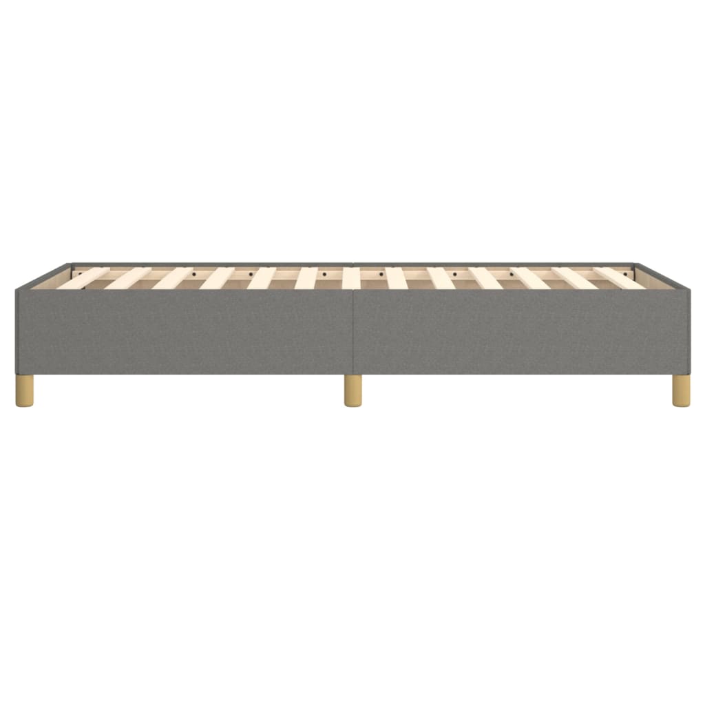 Bedframe zonder matras 90x190 cm stof donkergrijs is nu te koop bij PeponiXL, paradijselijk wonen!
