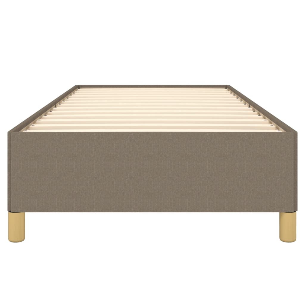 Bedframe zonder matras 90x190 cm stof taupe is nu te koop bij PeponiXL, paradijselijk wonen!