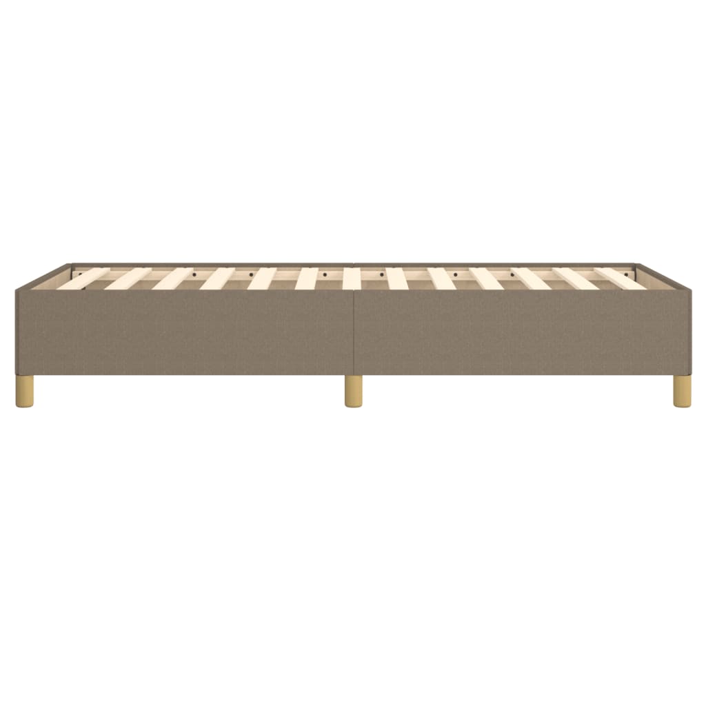 Bedframe zonder matras 100x200 cm stof taupe is nu te koop bij PeponiXL, paradijselijk wonen!