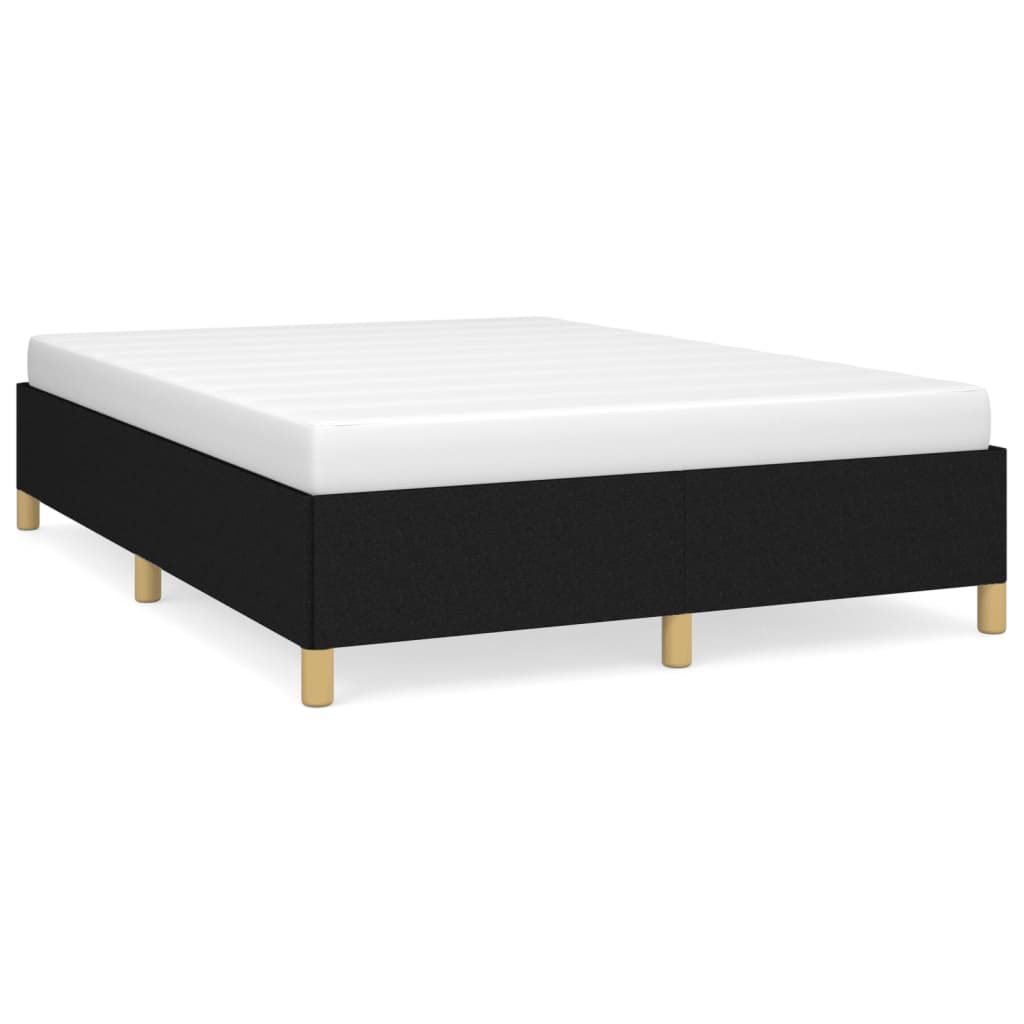 Bedframe zonder matras stof zwart 140x200 cm is nu te koop bij PeponiXL, paradijselijk wonen!